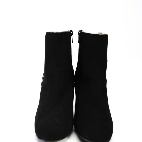 Brenda Zaro scalloped softest velour leather lined block heel Tania boots - Picture 2 of 16